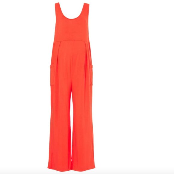 Emilia George Hazel Maternity Jumper in orange size large - Picture 5 of 8